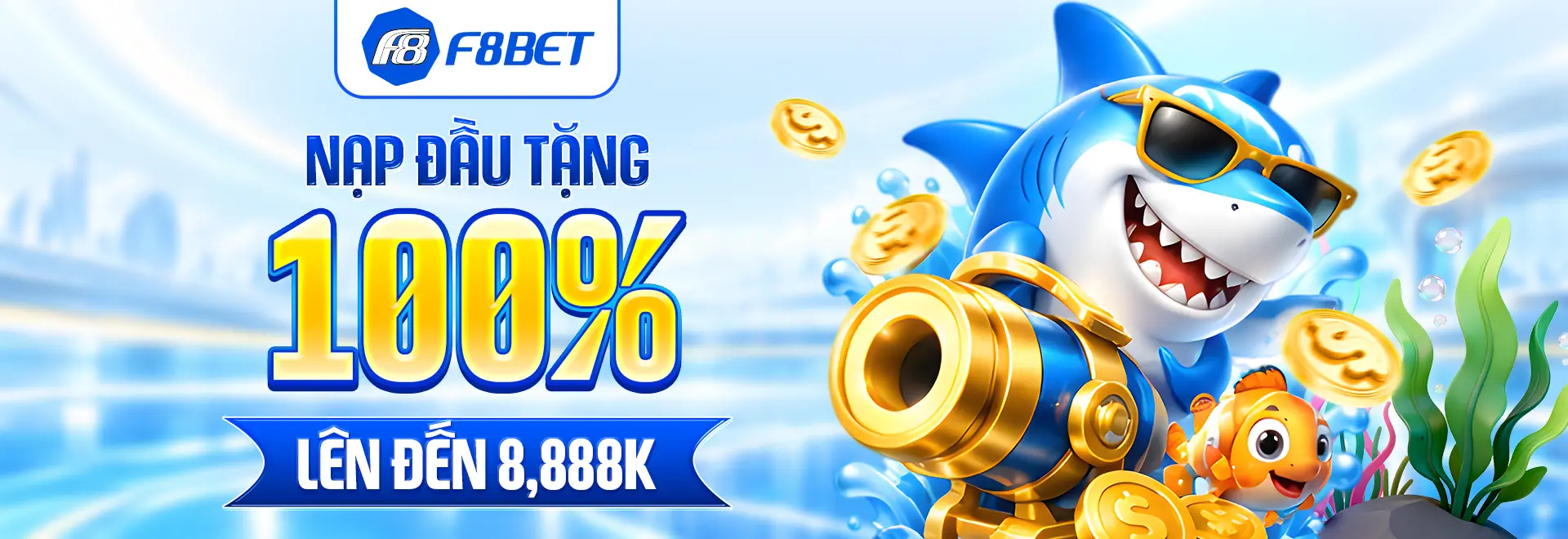 f8bet banner nạp đầu tặng lên đến 8888k